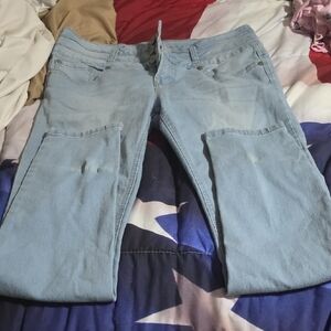 Wildflowers Light Blue Straight Leg Jeans